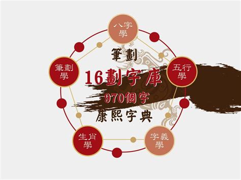 筆畫16劃的字|全字筆畫為16的漢字